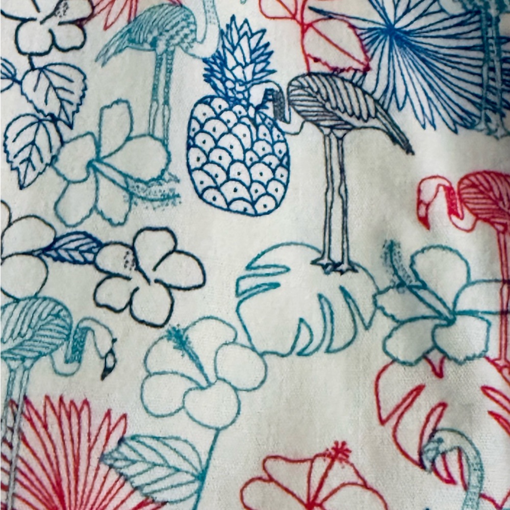 Floral Ruffle Button Down Shirt - Picture 8 of 8